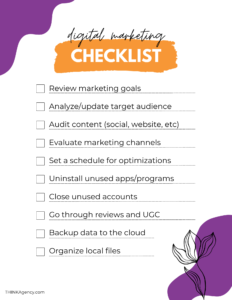 THINK Agency - Spring Cleaning Checklist (Prefilled)
